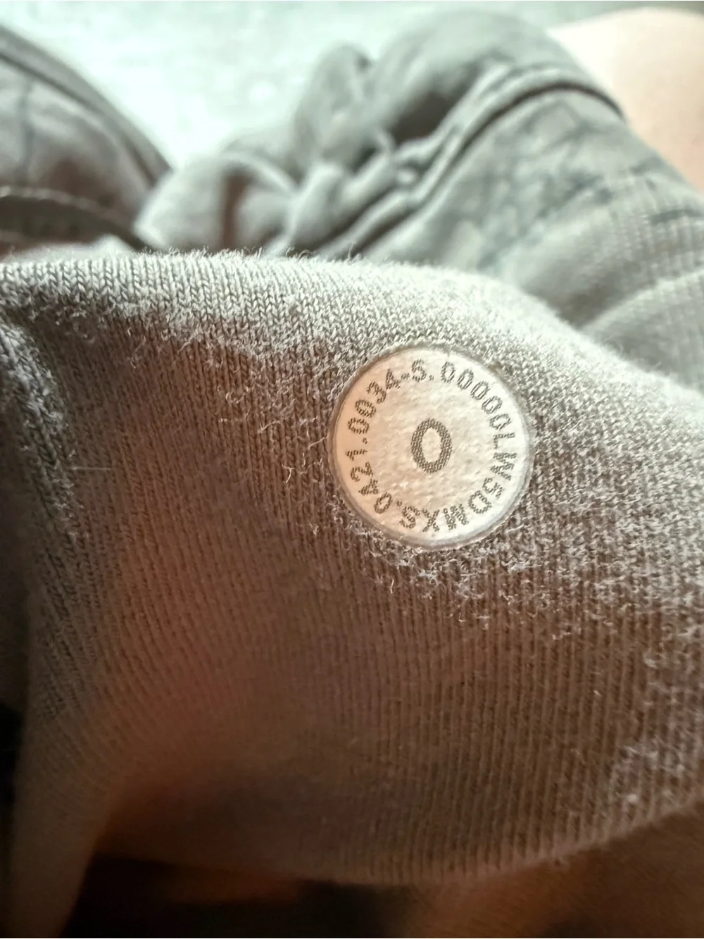 Lululemon Warm Down Jogger *7/8 Length Thread Dye Rover Black 0